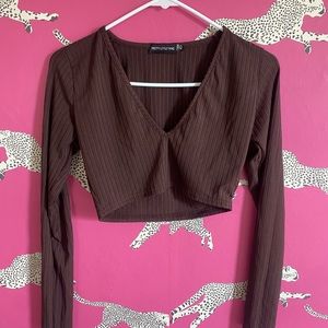 Silky Crop long sleeve